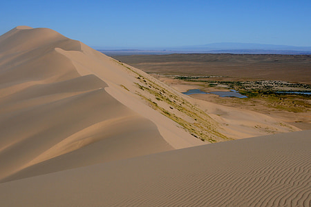 mongolia, dune, gobi, landscape
