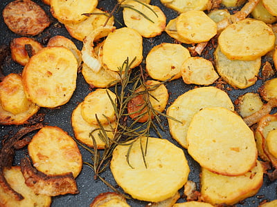картофель, жареный картофель, съесть, вкусный, овощи, Розмари, сезон