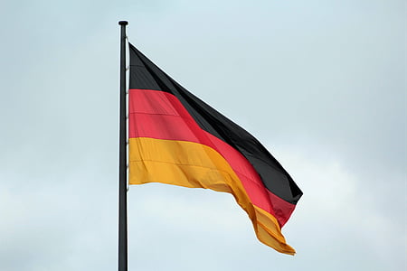 germany flag, flag, black, red, gold, germany, national pride