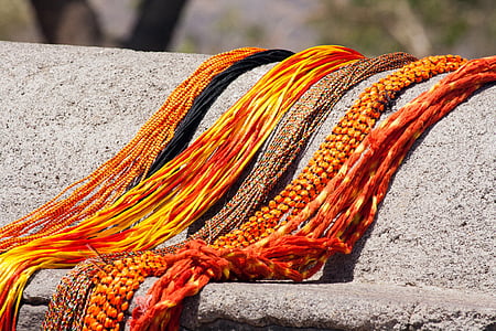 threads, fashion, orange, beauty, textile, craft, color