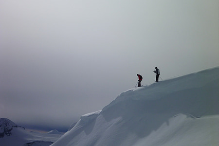 캐나다, 휘슬러, 눈, 산, 알파인 스키, 자연, 겨울