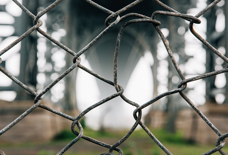barbed wire, barrier, blur, camp, close-up, fence, hard