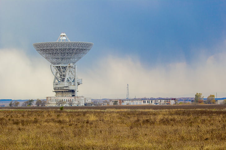 radioteleskop, astronomia, antena radiowa, radioastronomia, RT-70, paraboliczny, danie