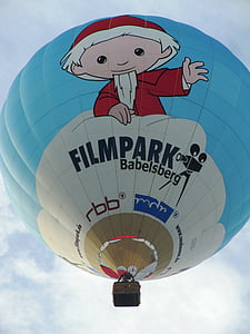 globus, globus aerostàtic, vol en globus, globus captiu, màniga, Sandman, sandmännchen