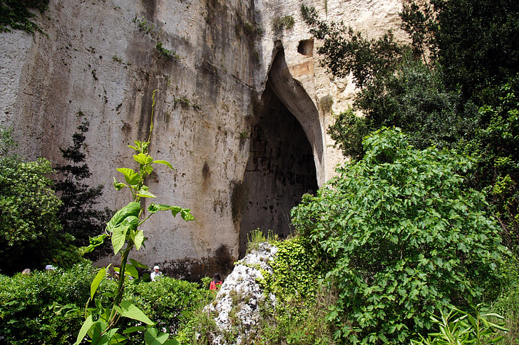 Сіракузи, Сіракузи, вухо Діоніс, скелі печеру, Сицилія