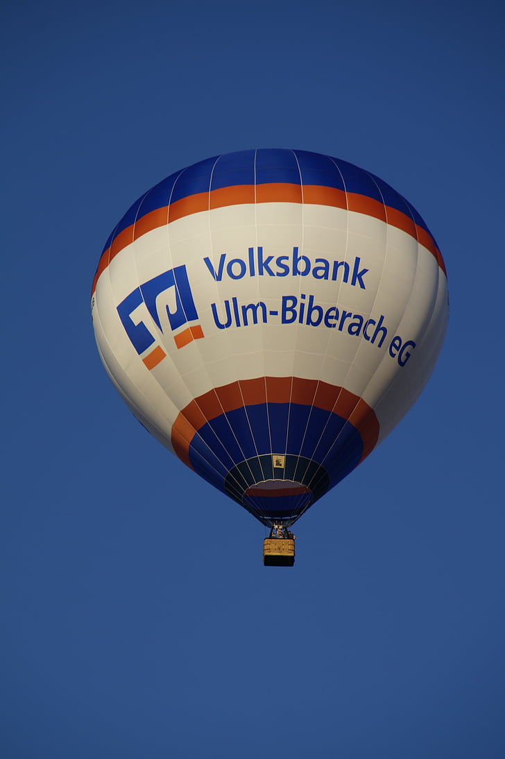 hemel, hete luchtballon, station, luchtvaart, ballon, vliegen, de hete lucht ballon rit
