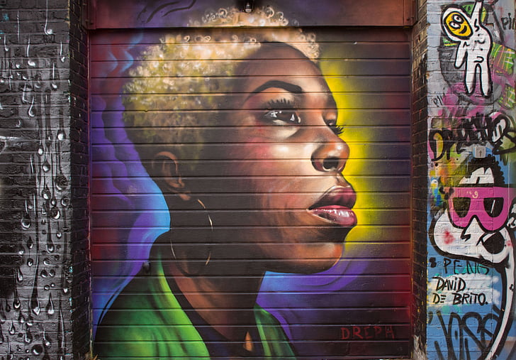 Street art, London, Shoreditch, eastend, Brick lane, utca, Art