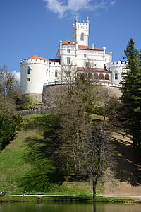Castello, Trakoscan, Torre, architettura, vecchio, Unito, collina