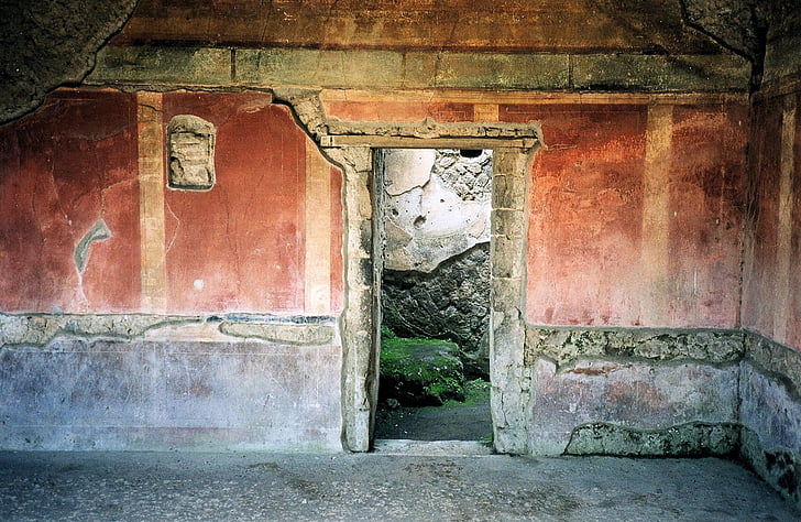 Pompei, ruinerna, Italien, arkitektur, historia