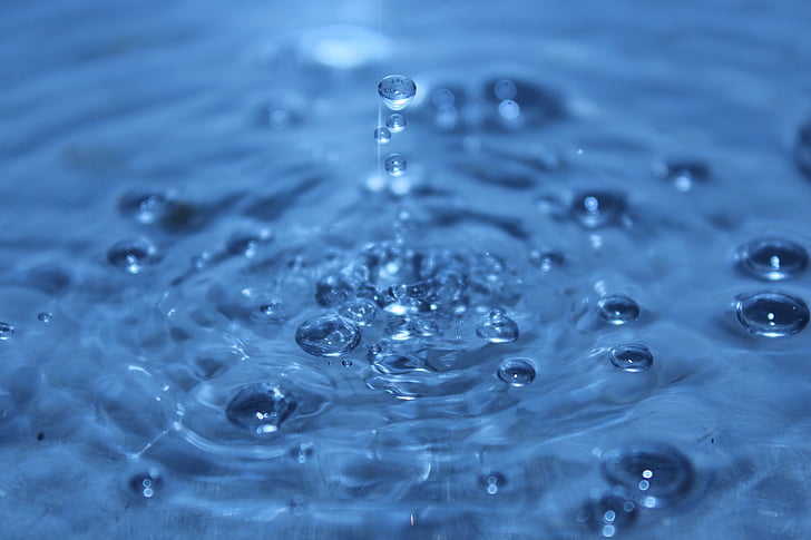 water, drop, deal, liquid, nature, blue, splashing