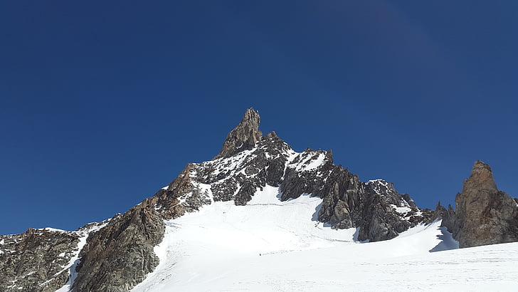 Dent du Geant, Aiguille du Geant, Chamonix, serien 4000, Mountain, topmødet, Rock point