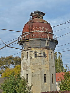 Turnul de apă, Rathenow, ruina, dezintegrare, concediu, expirat, vechi