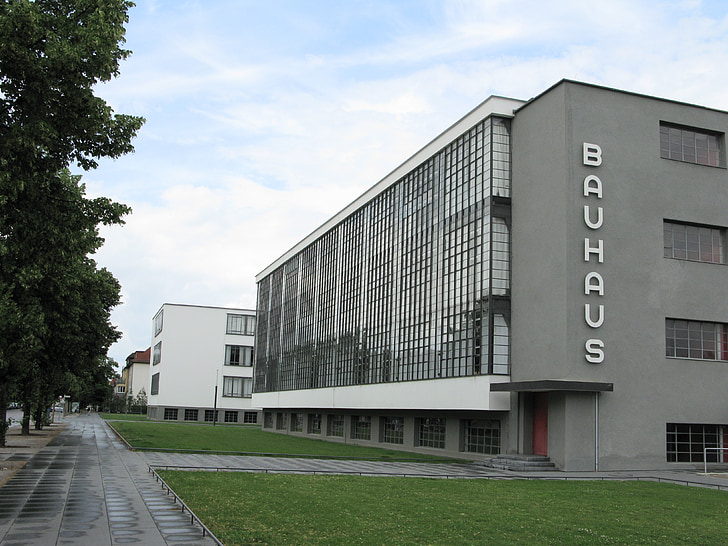 arkitektur, Bauhaus, Dessau, College, Gropius, byggnad, världsarv