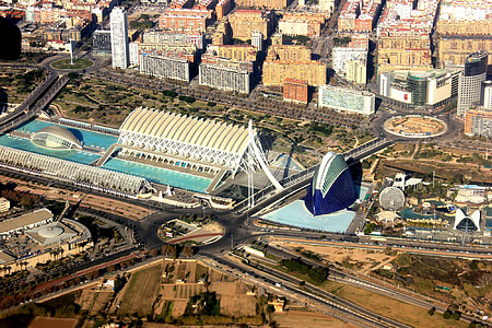 mesto, umetnost, znanost, Španija, Valencia, mesta znanosti in umetnosti, Turia