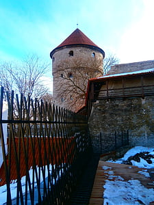 Kiek v de kök, Tallinn, Estonsko, Estonsko, zeď, věž, staré město