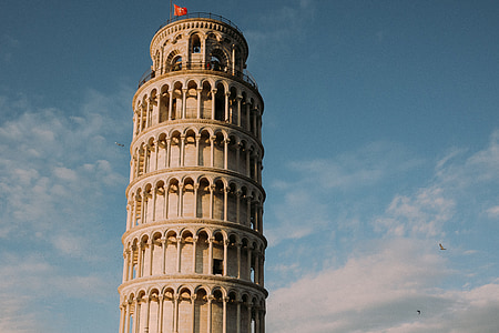 Pisa, torony, ferde, Olaszország, Európa, turizmus, utazás