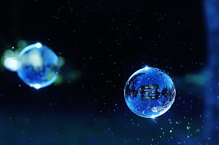мыльные пузыри, красочные, шарики, мыльная вода, делать мыльные пузыри, поплавок, Зеркальное отображение