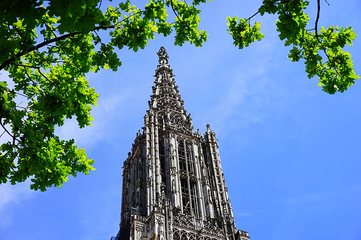 Catedral de Ulm, Münster, Ulm, edifício, Dom, Torre, Igreja