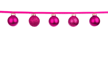 bola, bugiganga, Natal, colorido, decoração, vidro, Grupo