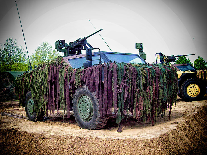 vehículo del reconocimiento, vehículo, Ejército, vehículo militar, coche, verde del ejército