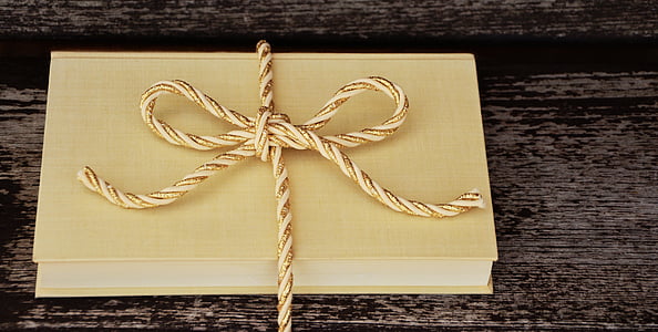 könyv, ajándék, kábel, arany kábel, arany, csomagolás, Pack