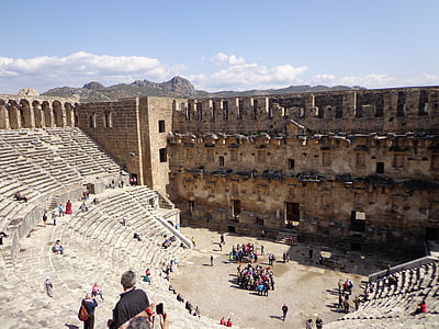 Aspendos, Amphitheater, Turki