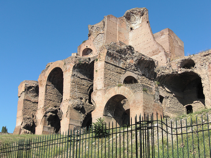 Roma, Italia, bygge, romerne, gamle, arkitektur, historisk