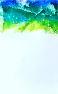 watercolor, blue, green, indigo, drip, splatter, texture