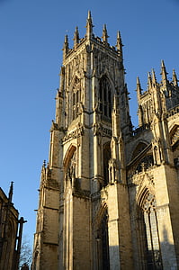 cathédrale York minster, la cathédrale, Église, architecture, monument, bâtiment, la voûte