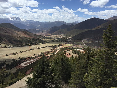 チベット, 高原, 青い空