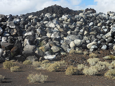 Mountain, sten, vulkanske landskab, Kanariske Øer, kampesten, natur, Rock - objekt