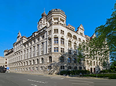 nya rådhuset, Leipzig, Sachsen, Tyskland, arkitektur, platser av intresse, byggnad