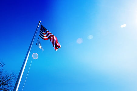 Bandera, americana, UnitedStates, América