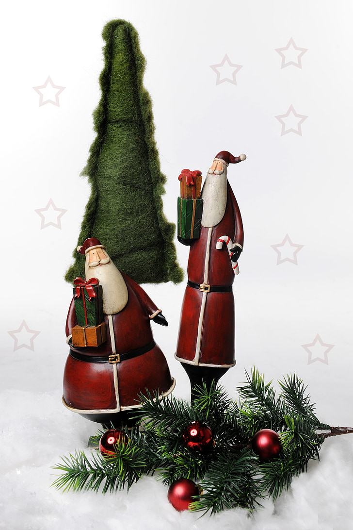 Christmas motiv, Santa klausuler, jul, figur, juletid, dekoration, juledekoration