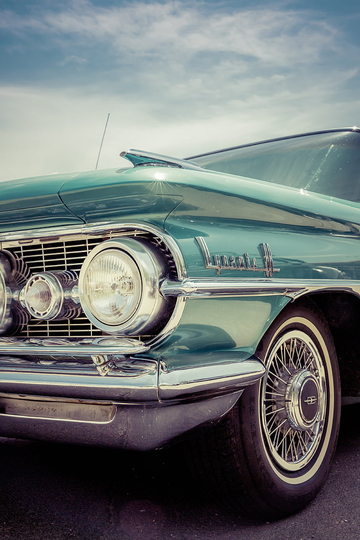 oldtimer, vintage, auto, us car, muscle car, classic, retro