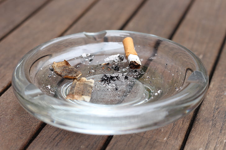 ashtray, stubbing, snuff, tobacco