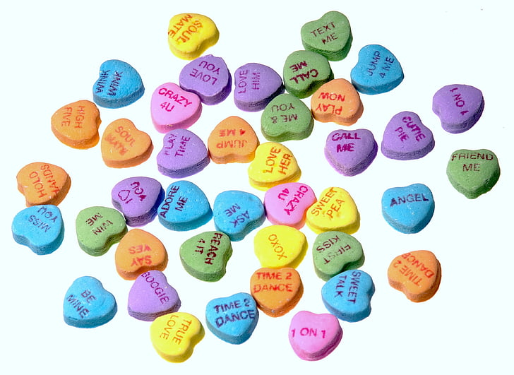 hearts, love, personal message, conversation, sweethearts, valentine, i love you