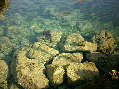 mer, claire, eau, l’eau claire, nature, vacances, méditerranéenne