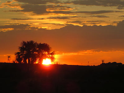 zachód słońca, Ranger, krajobraz