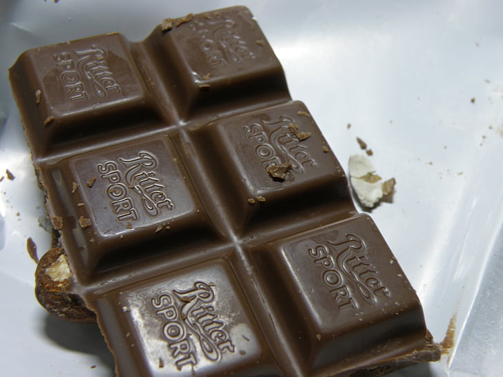 Šokolāde, Ritter, kakao, salduma