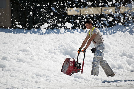 snow thrower, clearing snow, winter, winter service, screw conveyor, blower, blow