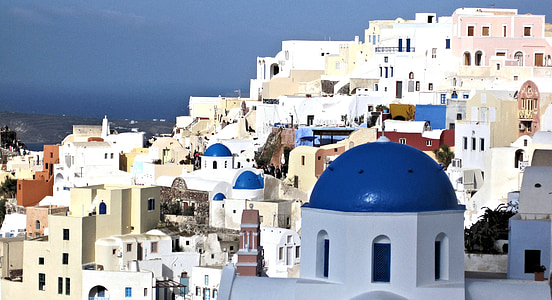Santorin, Řecko, budovy, Architektura, cestování, cestovní ruch