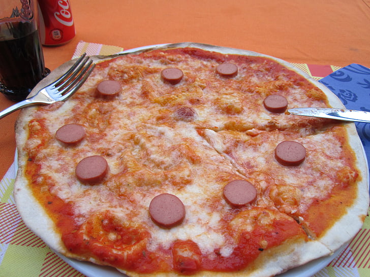 cena, Pizza, Italiano, alimentos, restaurante, comida, pepperoni
