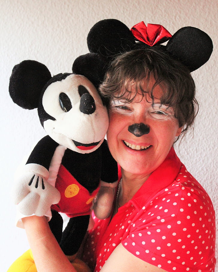 carnaval, Minnie si mickey, Micky mouse-ul, drag, Mickey mouse, îmbrăcat, al cincilea sezon