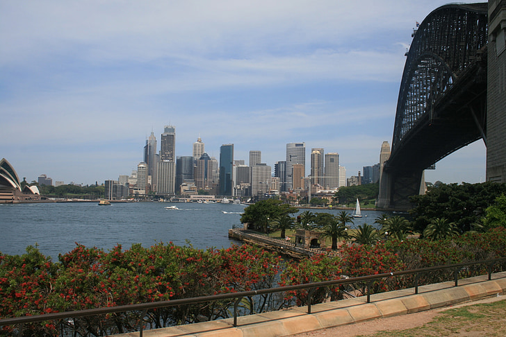 Sydney, Puerto, puente, barcos