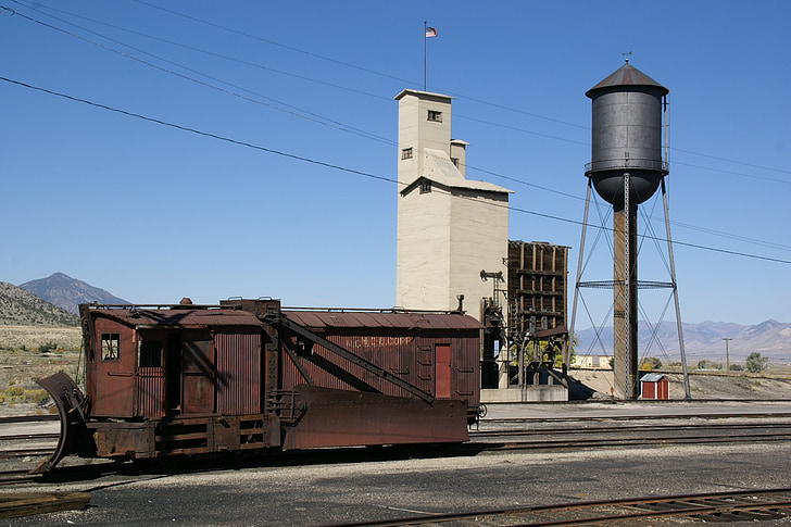 Ely, Nevada, vlak, stanica, Severná, železničná, múzeum