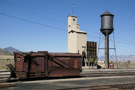 Ely, Nevada, vlak, kolodvor, Sjeverni, Željeznički, Muzej