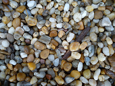 Steinen, Kiesel, bunte, viele, kleine, Muster, Hintergrund