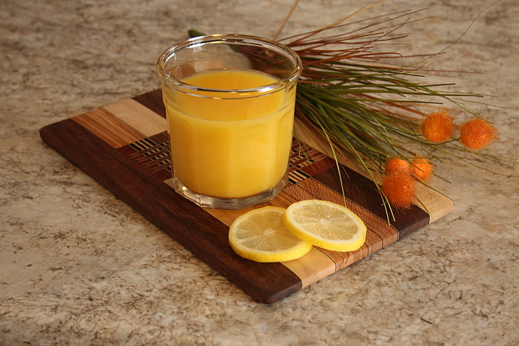 orange, Juice, frugt, mad, frisk, drink, glas