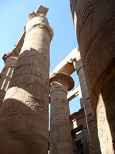 Ēģipte, templis, kolonnveida, atvieglojumi, pharaohs, hieroglifi, kapu krāsošana